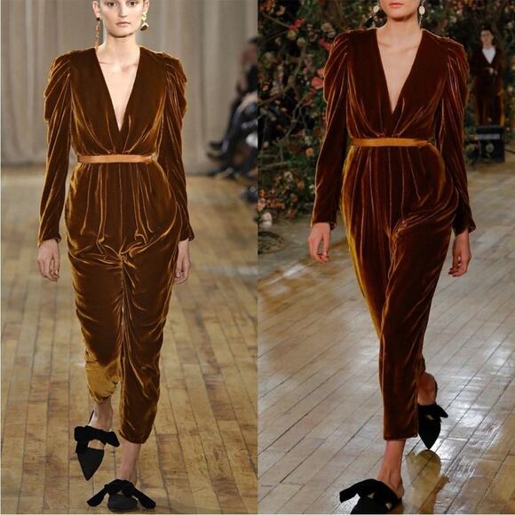 NEW Ulla Johnson Sabine Jumpsuit In Topaz Sz 0 / XS - Picture 3 of 10